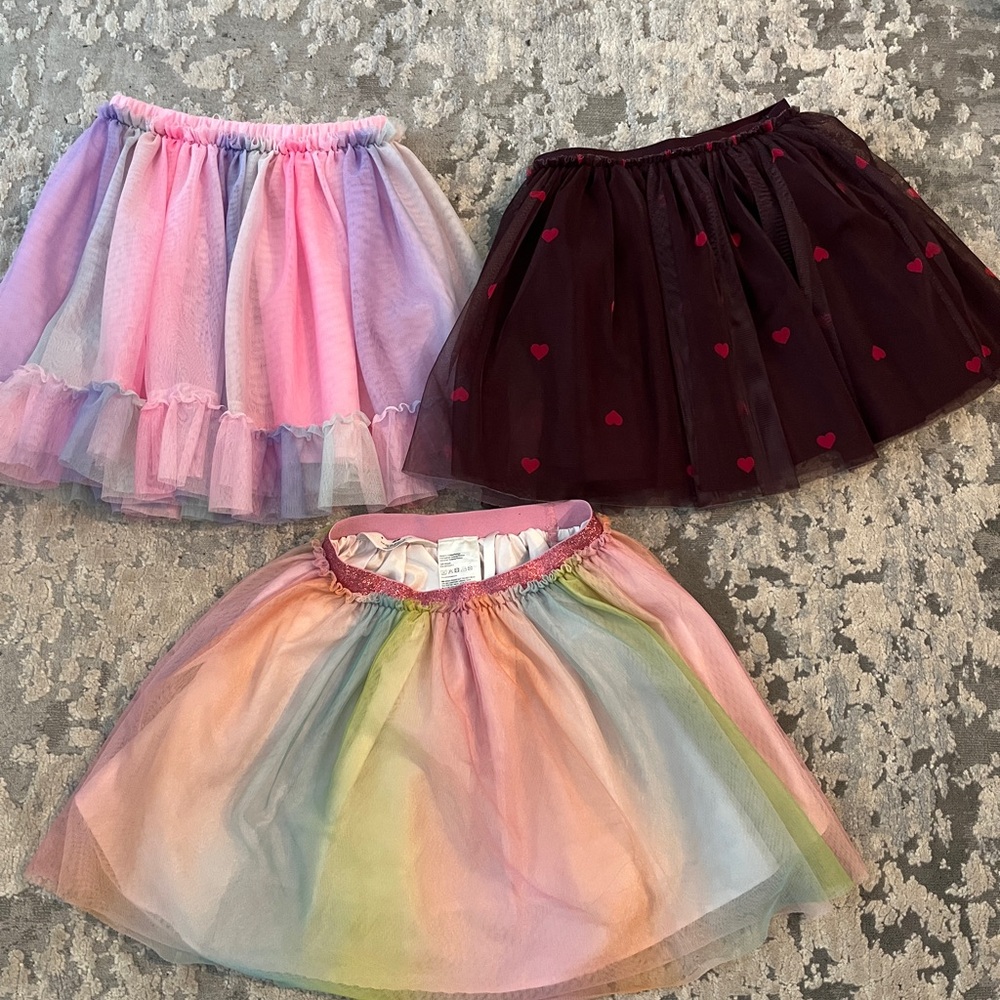 Colorful Tulle Skirt Set